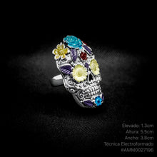 Cargar imagen en el visor de la galería, ANILLO CATRINA ELECTROFORMADO
