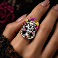 Cargar imagen en el visor de la galería, ANILLO CATRINA ELECTROFORMADO