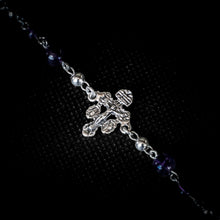 Cargar imagen en el visor de la galería, PULSERA CRUZ DEL PERDÓN CON AMATISTA
