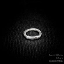 Cargar imagen en el visor de la galería, ANILLO TEJIDO PLACA

