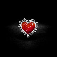 Cargar imagen en el visor de la galería, ANILLO CORAZÓN ELECTROFORMADO
