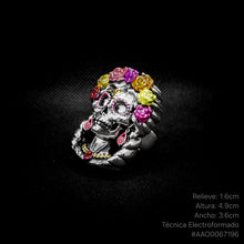 Cargar imagen en el visor de la galería, ANILLO CATRINA ELECTROFORMADO
