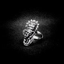 Cargar imagen en el visor de la galería, ANILLO QUETZALCÓATL CRÁNEO
