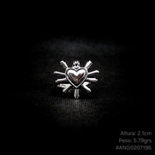 Cargar imagen en el visor de la galería, ANILLO CORAZÓN DESTELLO CHICO
