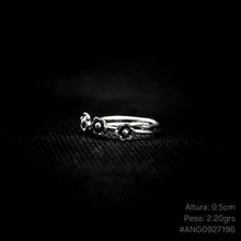 Cargar imagen en el visor de la galería, ANILLO BANDA FLORES
