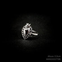 Cargar imagen en el visor de la galería, ANILLO CORAZÓN FUEGO

