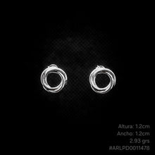 Cargar imagen en el visor de la galería, ARETES ENTRELAZADOS
