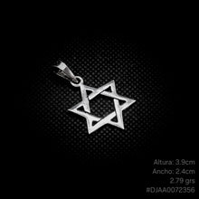 Cargar imagen en el visor de la galería, DIJE ESTRELLA DE DAVID
