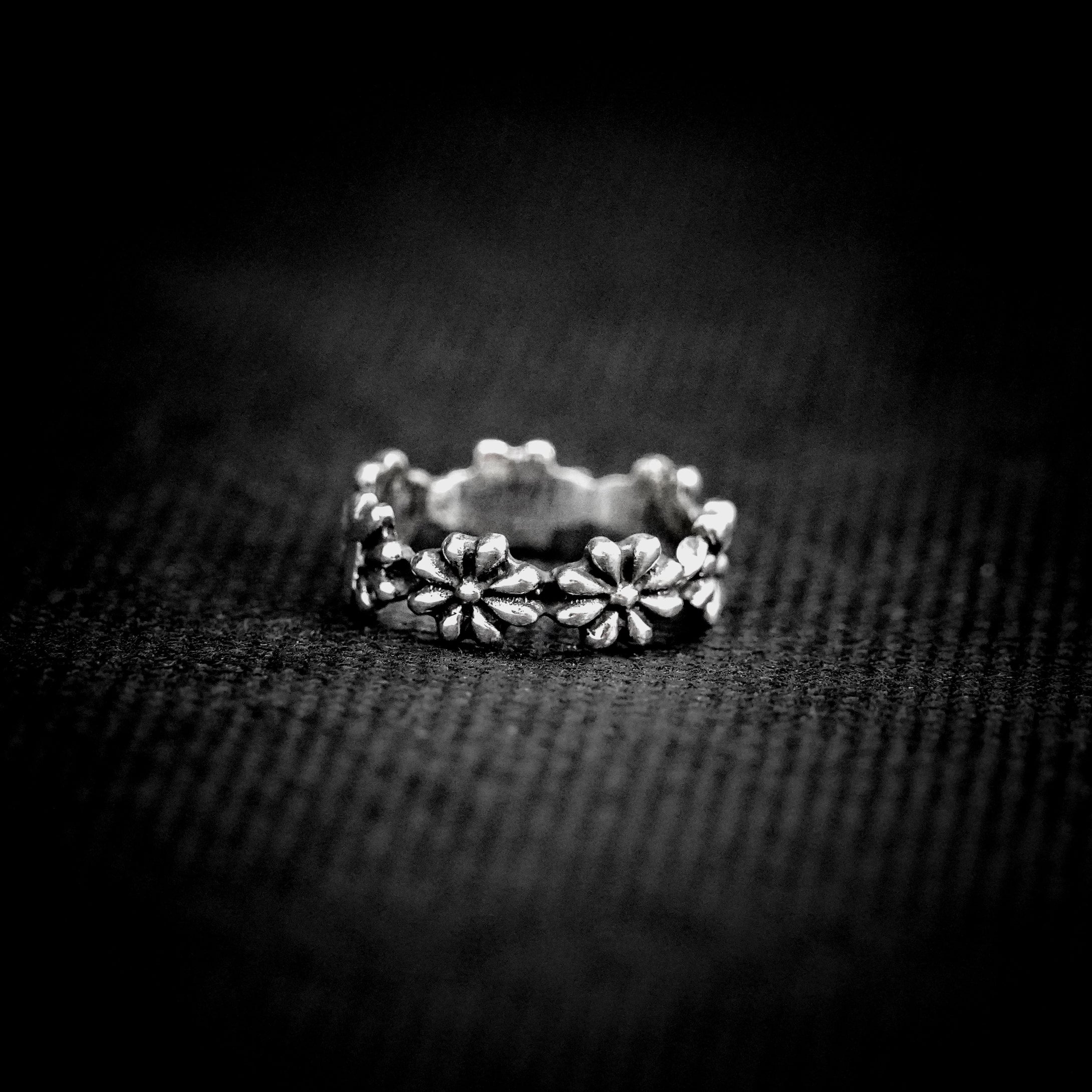 ANILLO BANDA FLORES