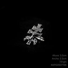 Cargar imagen en el visor de la galería, ANILLO CRUZ DE CARAVACA
