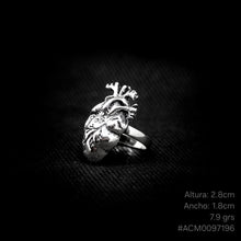 Cargar imagen en el visor de la galería, ANILLO CORAZÓN ANATÓMICO
