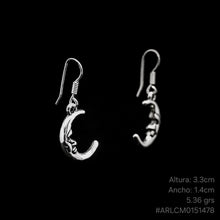 Cargar imagen en el visor de la galería, ARETES LUNA
