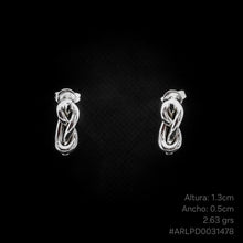 Cargar imagen en el visor de la galería, ARETES NUDO
