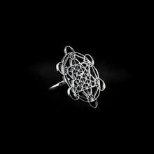 Cargar imagen en el visor de la galería, ANILLO CUBO DE METATRÓN
