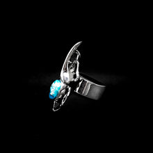 Cargar imagen en el visor de la galería, ANILLO ESCARABAJO CON TURQUESA
