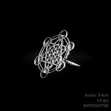 Cargar imagen en el visor de la galería, ANILLO CUBO DE METATRÓN

