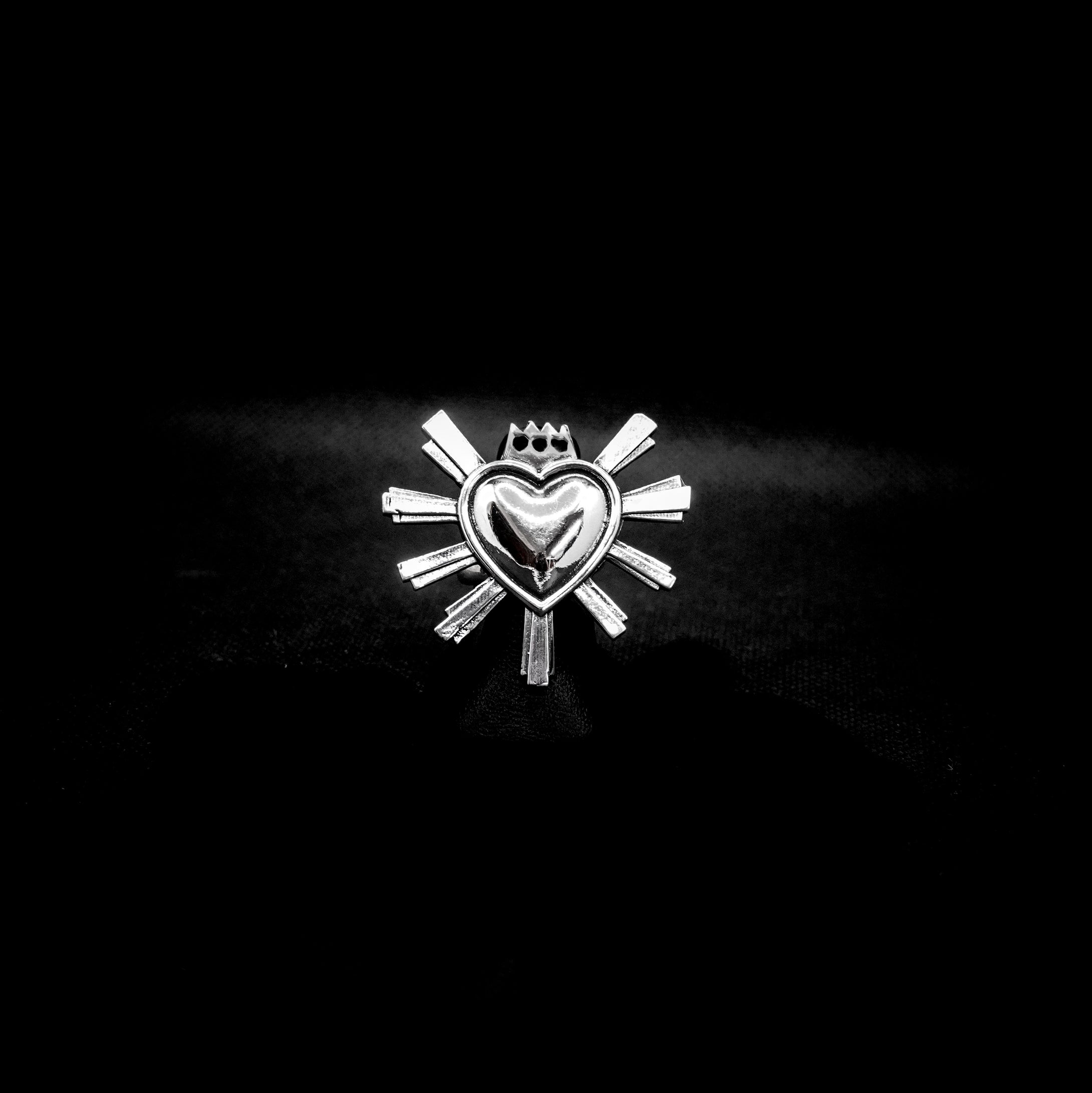 ANILLO CORAZÓN DESTELLO
