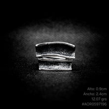 Cargar imagen en el visor de la galería, ANILLO ABSTRACTO CANAL

