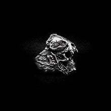 Cargar imagen en el visor de la galería, ANILLO GUERRERO JAGUAR AZTECA
