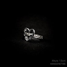 Cargar imagen en el visor de la galería, ANILLO CORAZÓN FLORAL
