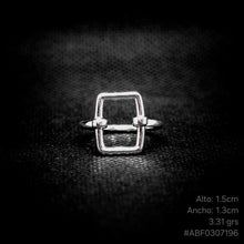 Cargar imagen en el visor de la galería, ANILLO RECTANGULAR
