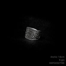 Cargar imagen en el visor de la galería, ANILLO SELLO ENOQUIANO ALPHA OMEGA VIDA
