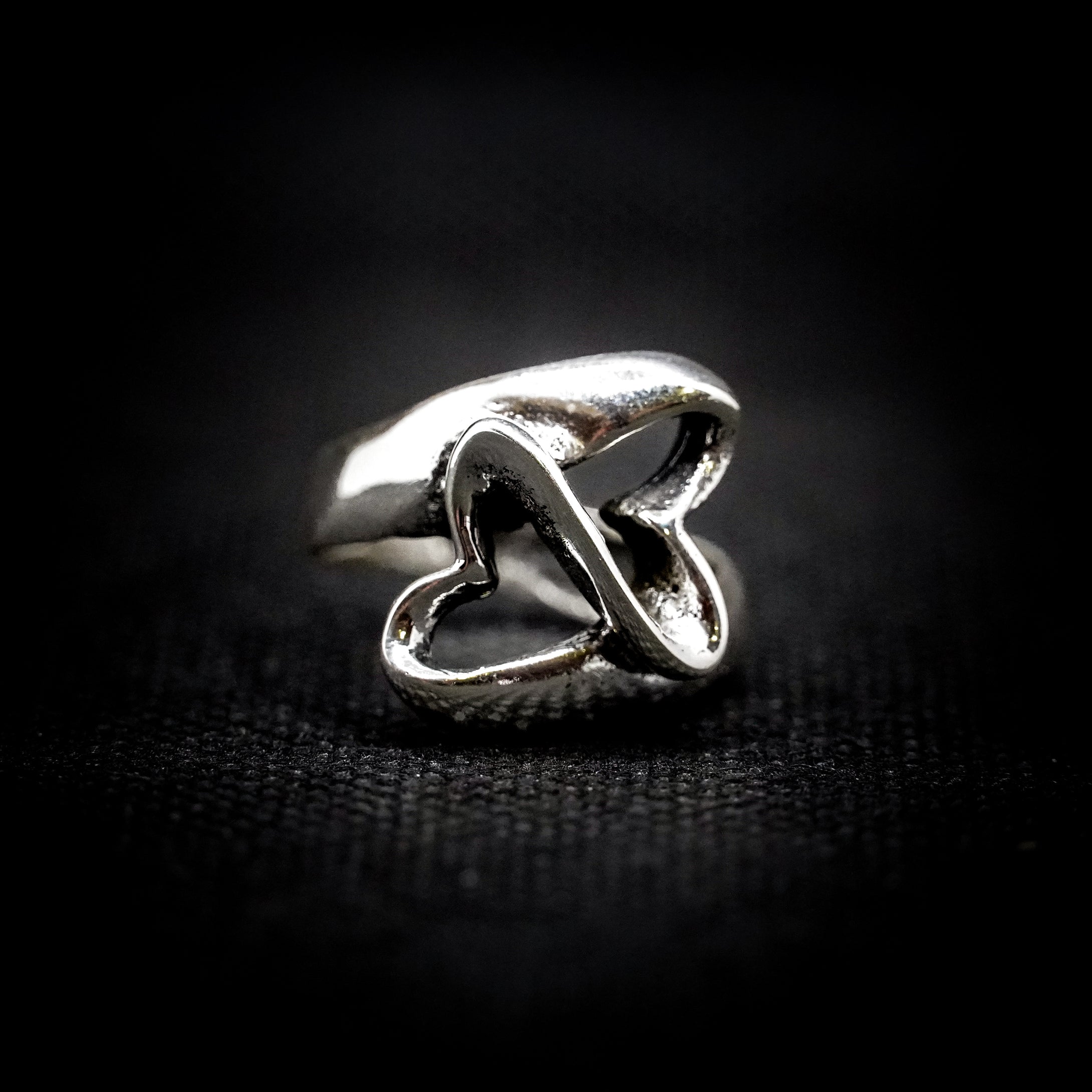 ANILLO DOBLE CORAZÓN