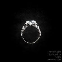 Cargar imagen en el visor de la galería, ANILLO BARROCO ZIRCONIA
