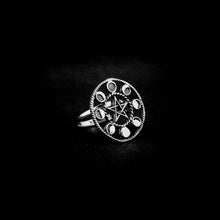 Cargar imagen en el visor de la galería, ANILLO PENTAGRAMA FASE LUNAR
