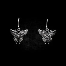 Cargar imagen en el visor de la galería, ARETES LARGOS MARIPOSA
