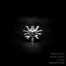 Cargar imagen en el visor de la galería, ANILLO CORAZÓN DESTELLO
