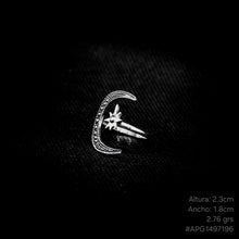 Cargar imagen en el visor de la galería, ANILLO LUNA Y ESTRELLA
