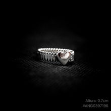 Cargar imagen en el visor de la galería, ANILLO CORAZÓN BANDA
