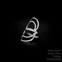 Cargar imagen en el visor de la galería, ANILLO LARGO GEOMETRÍA
