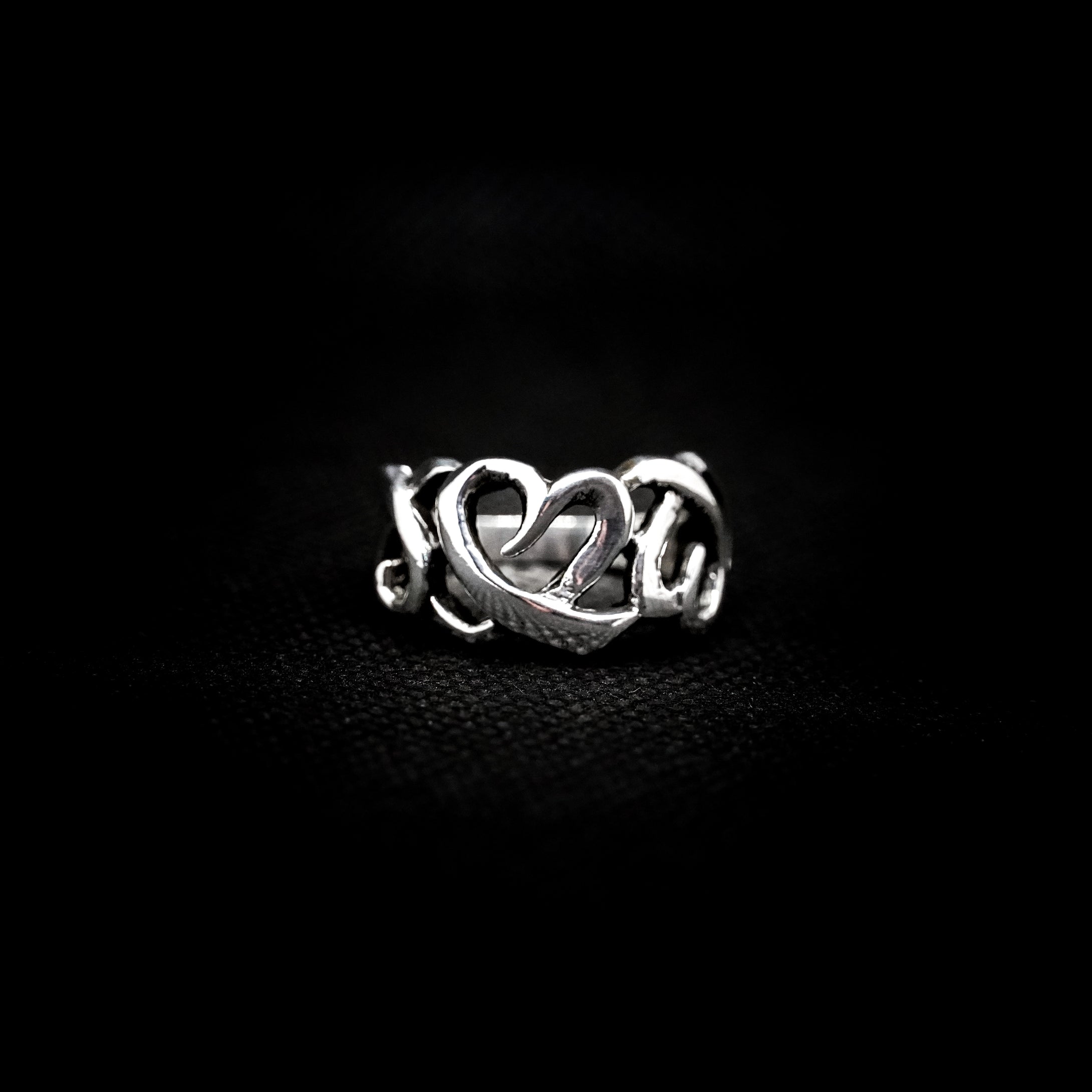 ANILLO CORAZÓN TRIPLE