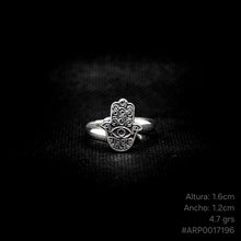 Cargar imagen en el visor de la galería, ANILLO MANO DE FÁTIMA
