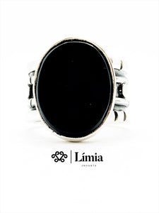 ANILLO BARILLE OBSIDIANA