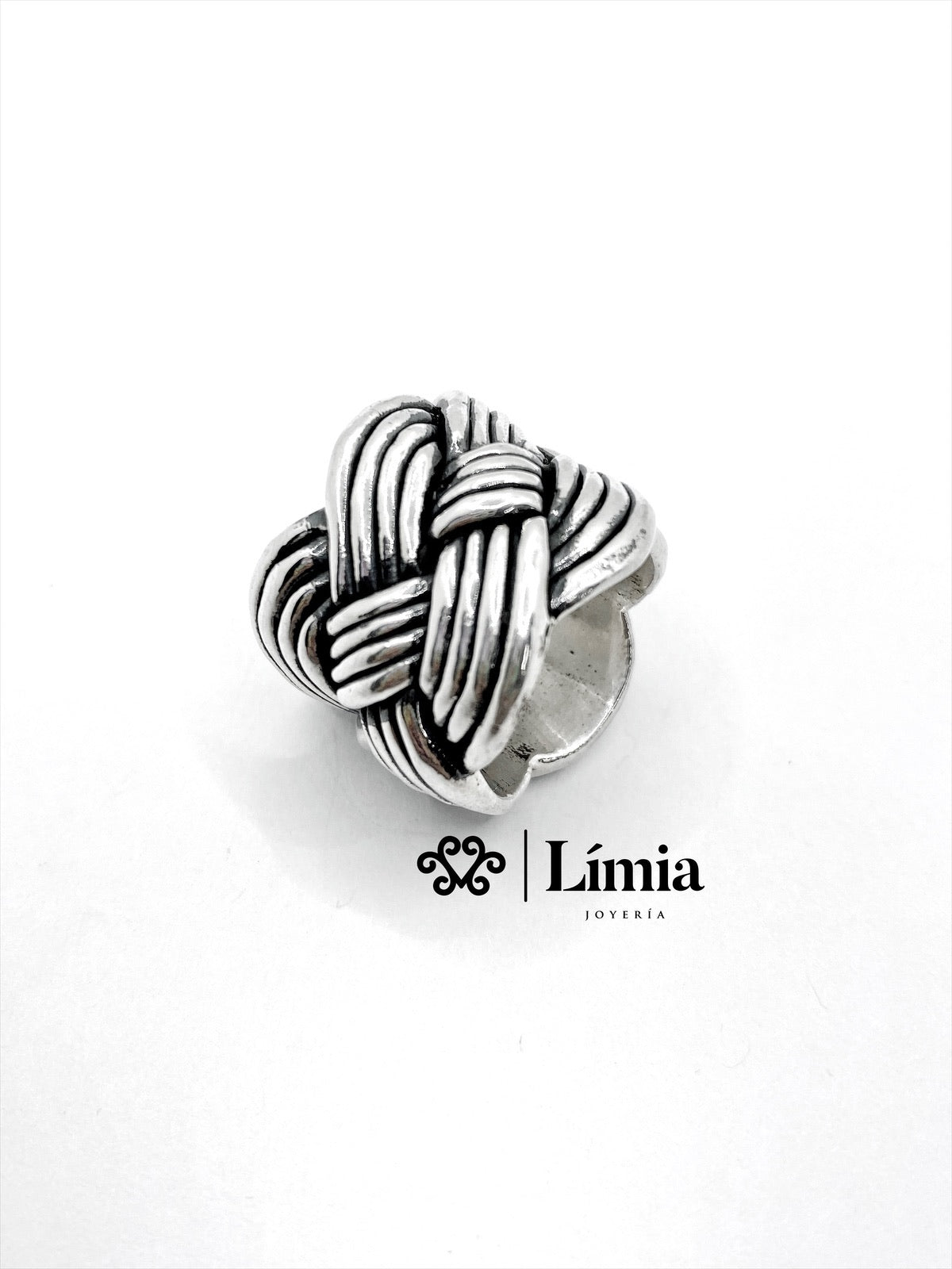 ANILLO ELECTROFORMADO TRENZA