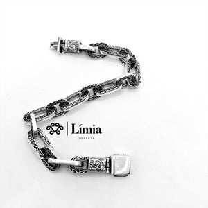 PULSERA ESLABÓN CON DISEÑO