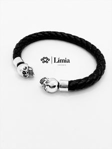 BRAZALETE CARA DOBLE CALAVERA