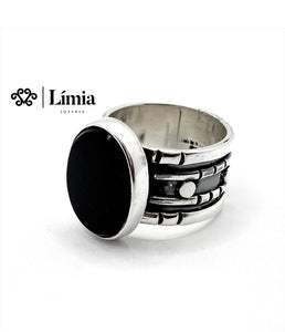 ANILLO BARILLE OBSIDIANA